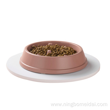 Plastic Pet Slow Anti Choke Feeder Bowl